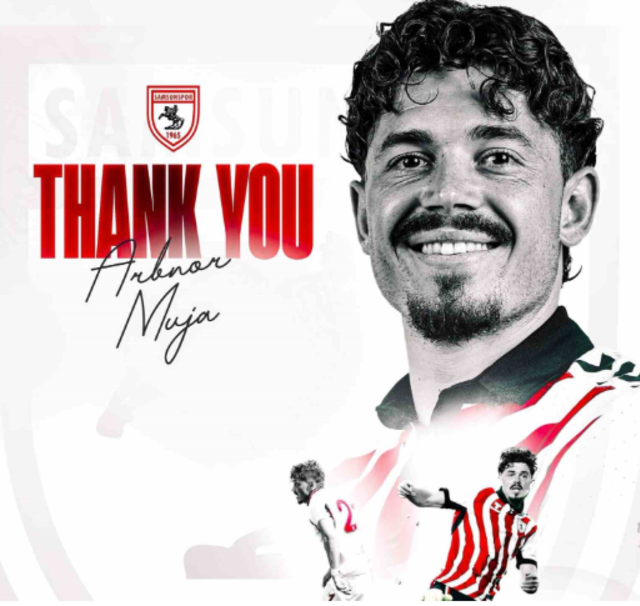 Samsunspor'da Muja ile Yollar Ayrıldı